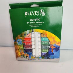 New Reeves Fine Acrylic Colour Set 10 ml 18 pack Artist Colors . 