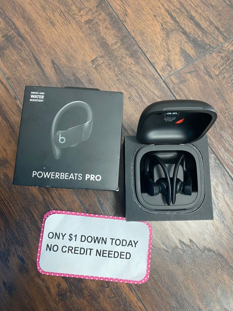 Beats Powerbeats Pro Bluetooth Earbuds -PAY $1 To Take It Home - Pay the rest later -