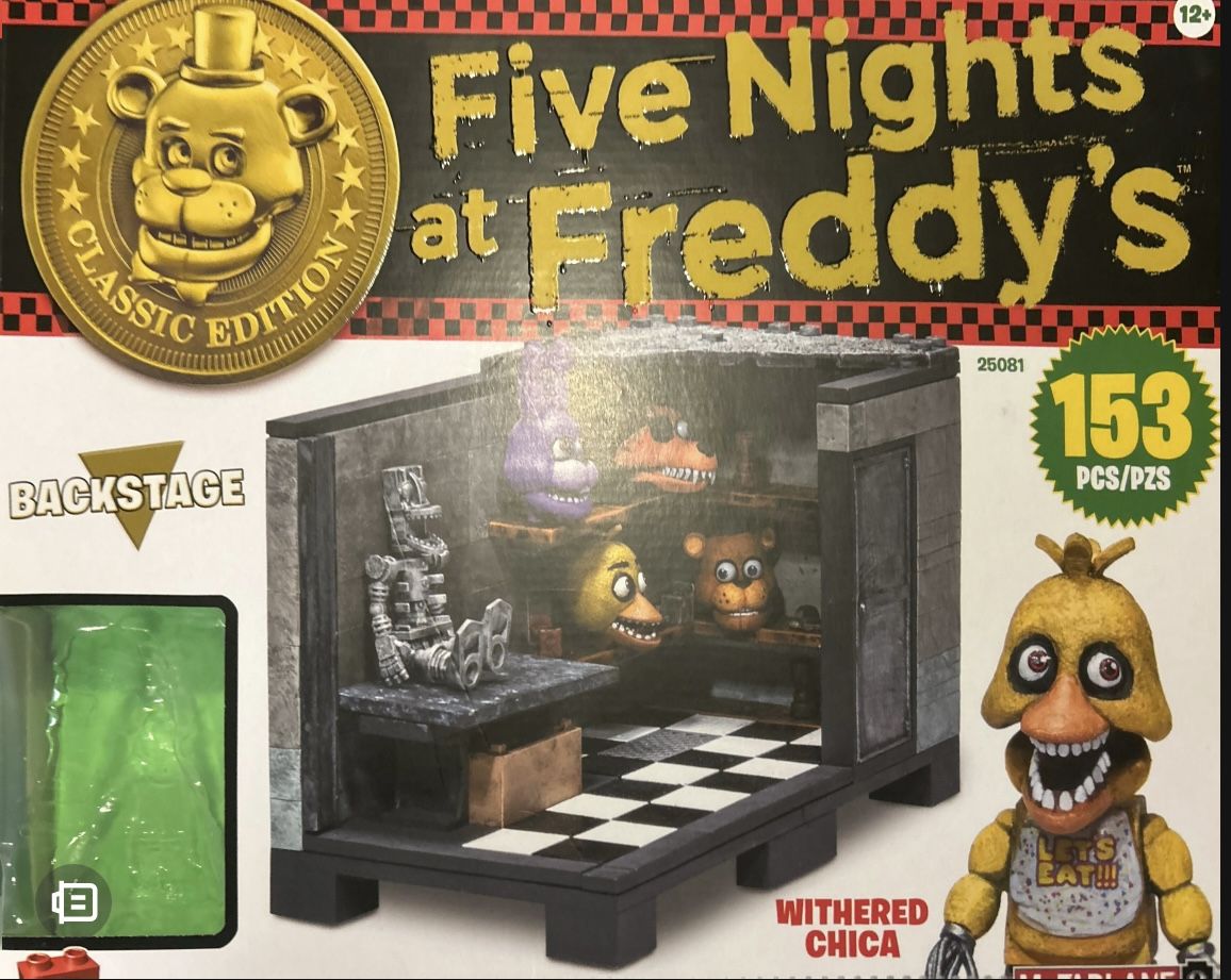 Five Nights At Freddy Backstage McFarlene Set
