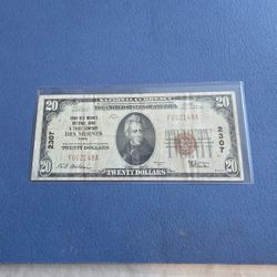 Collectible Coin & Currency Twenty Dollar Bill 