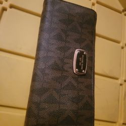 MICHAEL KORS WALLET LEATHER BROWN