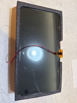 Replacement glass for license plate holder