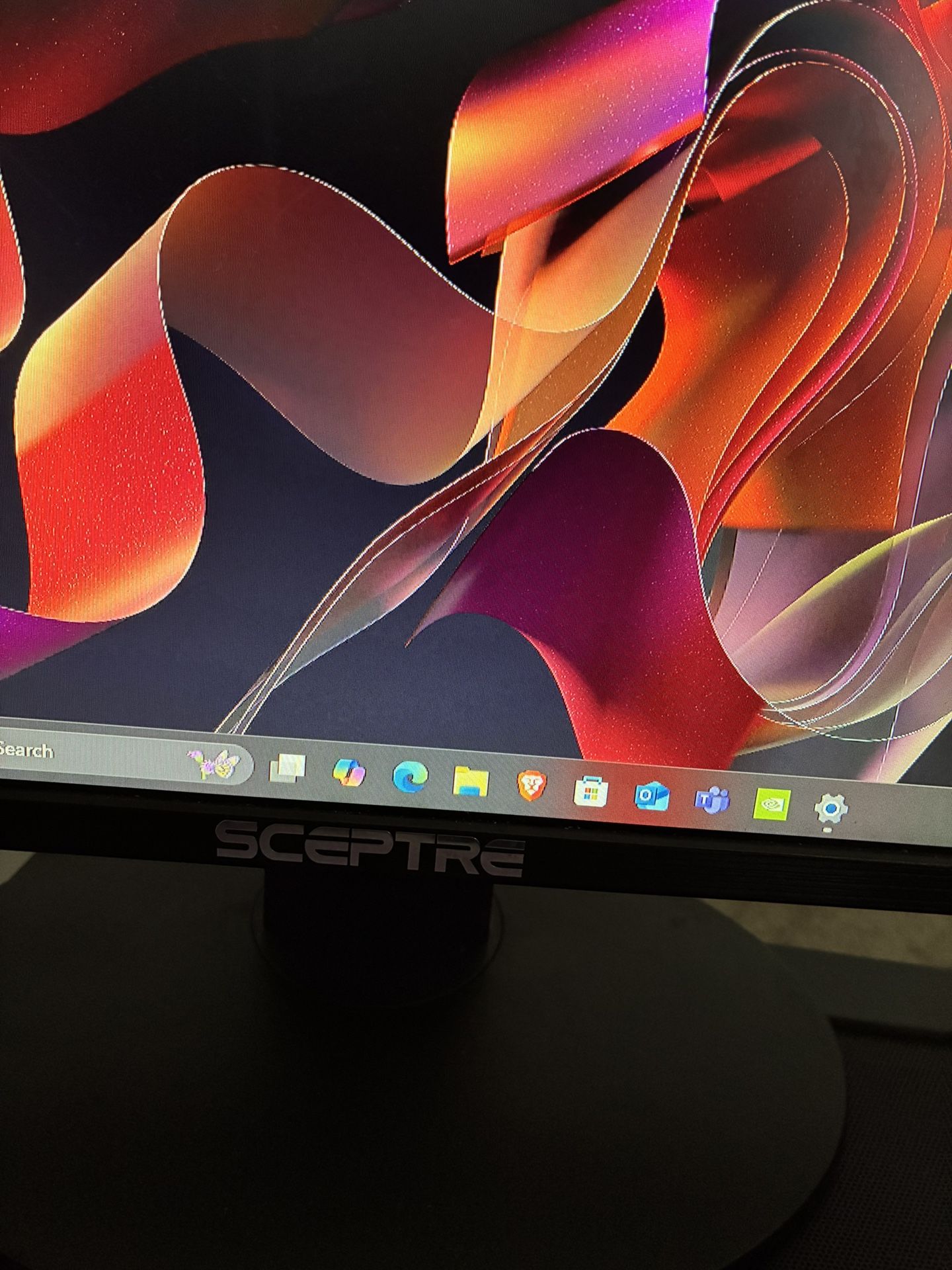 24 inch Sceptre gaming monitor 1080p