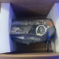 For 2007-2013 Acura MDX Headlights HID Xenon Headlights Assembly Pair w/o AFS