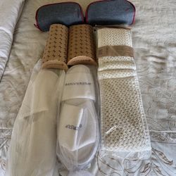 7 Items Soft Slippers And Airline Bags Etc