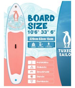 Tuxedo Sailor Inflatable Paddle Board