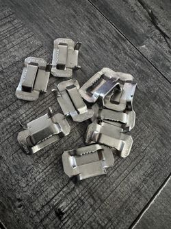 9pcs BAND-IT Banding Buckle 3/4" Fe12)