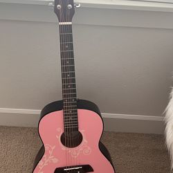 First Act pink acoustic guitar 