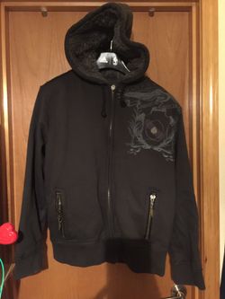 American RAG CIE Faux FUR hoodies Jackets- Men size Large.