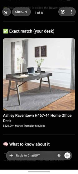 Brand new Table fron Ashley