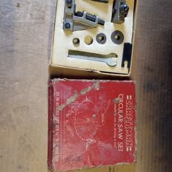 Craftsman Circular Saw Set No. 9 3530 Tool Tools Wood Woodworking