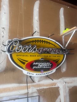 MONDAY NIGHT LED Sign