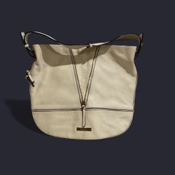 Authentic Vince Camuto Maecy Leather Hobo Bag – Cream