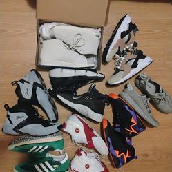 Shoe bundle nikes Reeboks Adidas yeezys