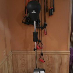 Punching Bag with Stand with boxing gloves  