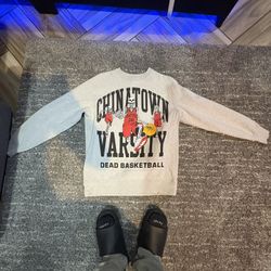 Discontinued China Town Market  x Dead Basketball Crewneck