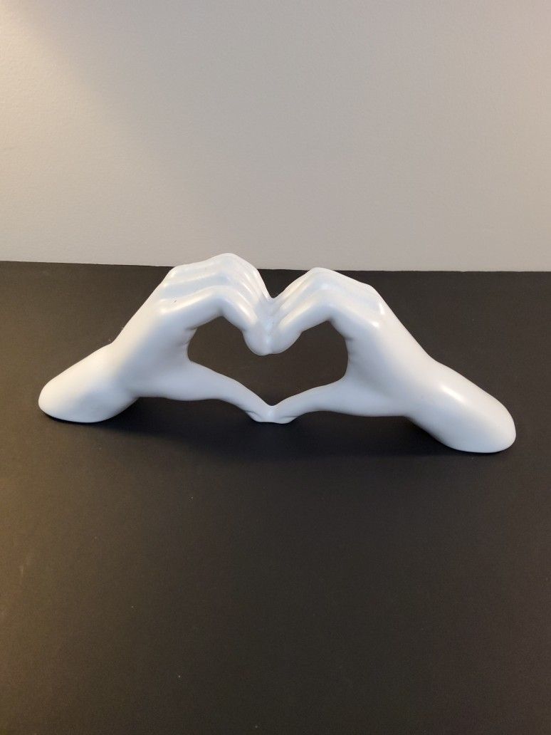 Two Hands Come Together Its In Perfect Condition .size .12"× 4" .