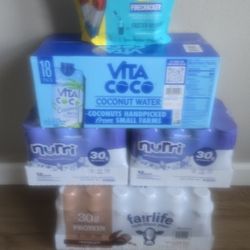 Protein, Electrolytes, Coconut Water