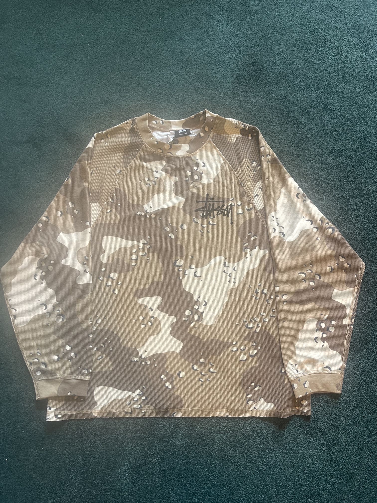 Stussy Long Sleeve Thermal Camo
