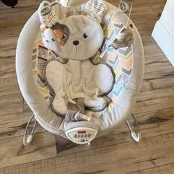Fisher-Price Sweet Snugapuppy Dream Deluxe Bouncer