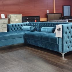 VELVET SECTIONAL SOFA STORAGE
