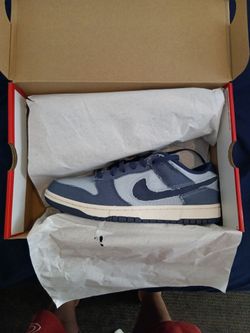 Nike dunk low retro se lt armory blue/midnight navy bleu armure clr/marine minuit