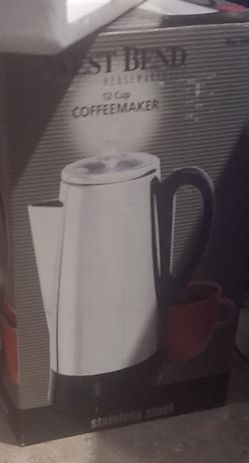 West Bend 12-Cup Stainless Steel Coffeemaker