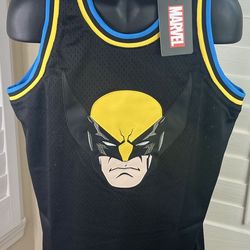 Lids Marvel Wolverine Blackout Basketball Mesh Jersey - Available in Men’s Size Large & Small - New w/Tags $100.00