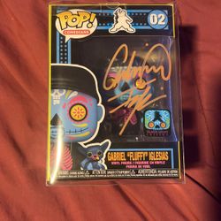 fluffy funko pop signed