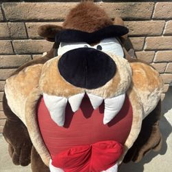 JUMBO TAZ 90s Vintage Plush - Rare 