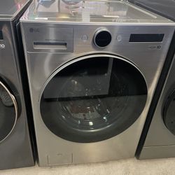 LG Front Load All In One Washer & Dryer Combo in Grey 