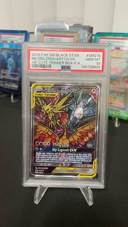 Moltres & Zapdos & Articuno GC #SM210 Promo - PSA 10