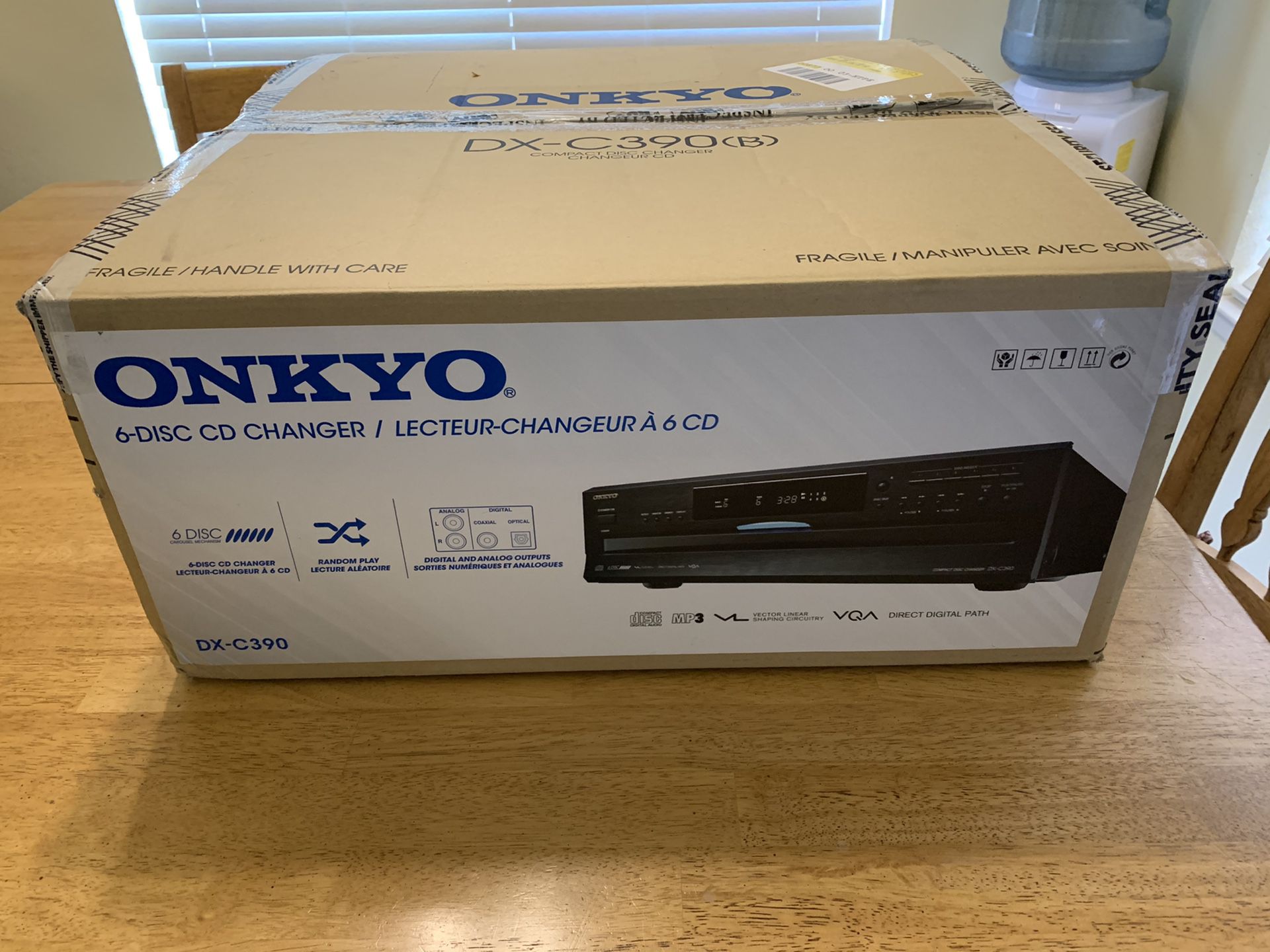 Onkyo - 6-Disc CD Player - Black
