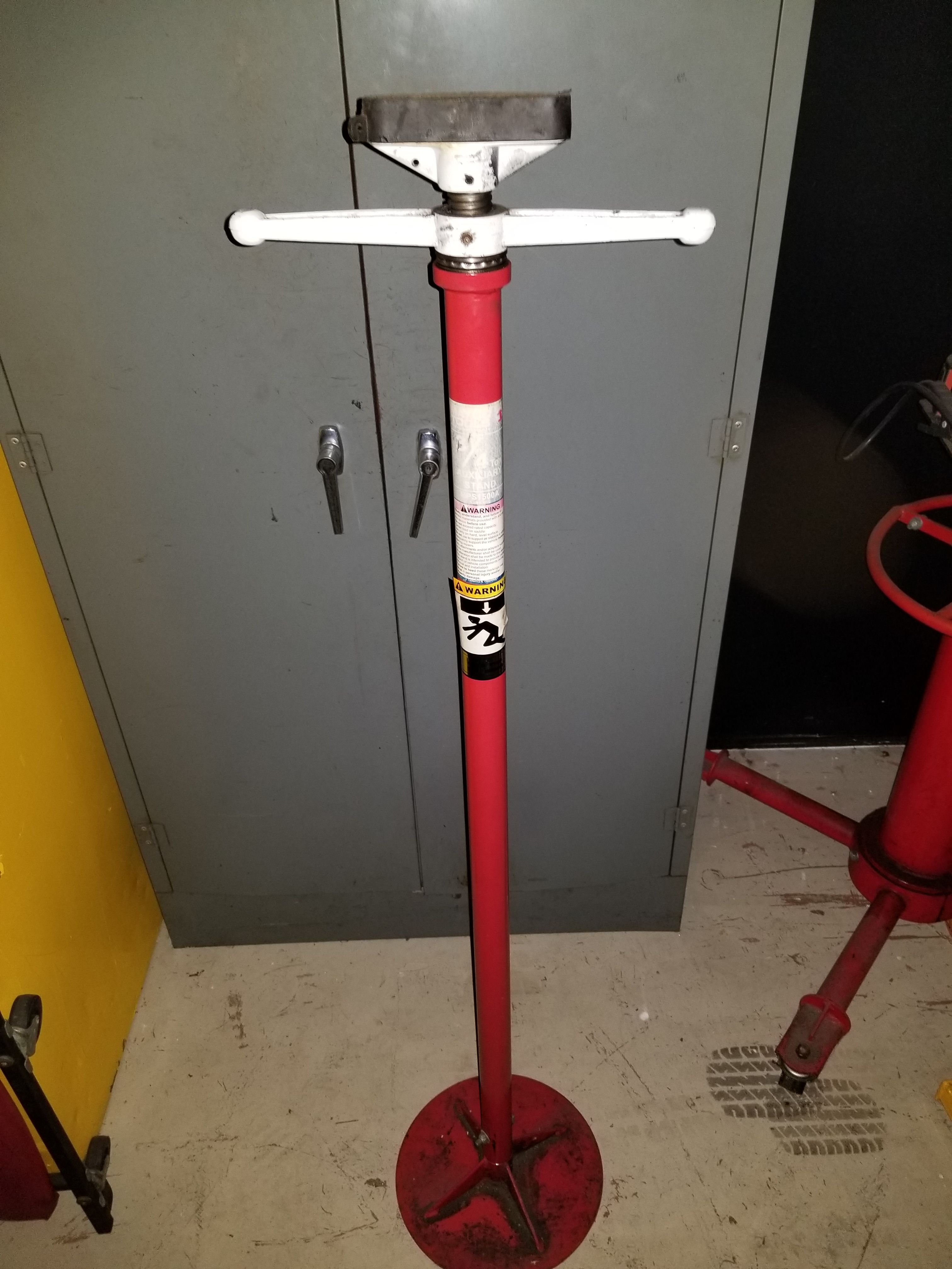 Matco Tools auxiliary stand. 79" max height
