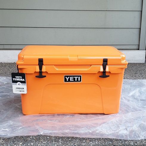 YETI Tundra 45 Quart Cooler - King Crab Orange - TackleDirect