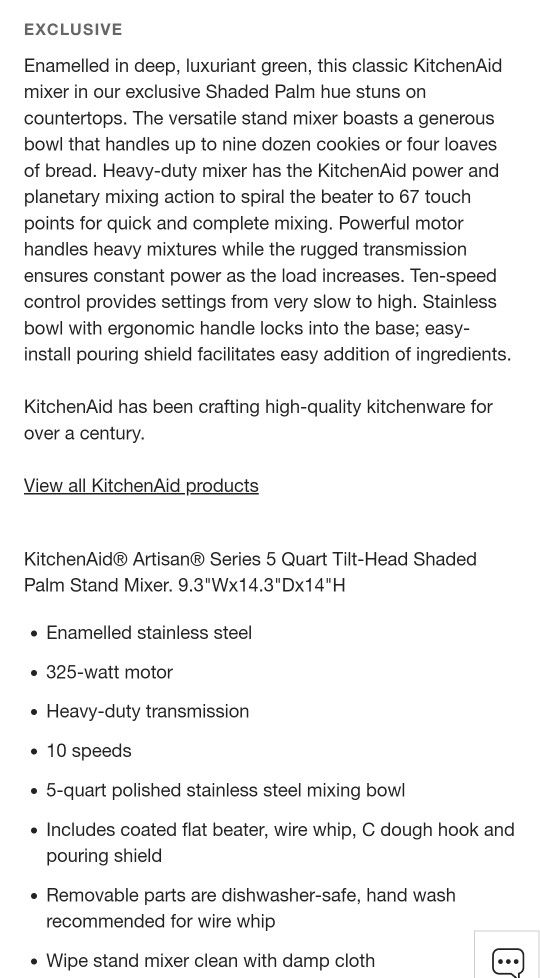 KitchenAid Artisan Stand Mixer, 5-Qt. for Sale in San Diego, CA - OfferUp