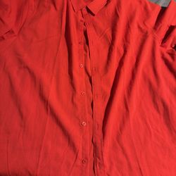 Men’s 2XL Red Shirt New!
