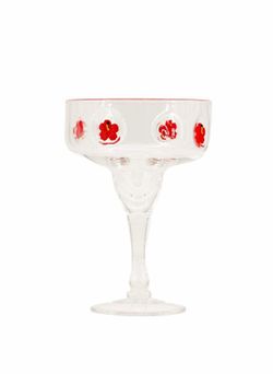 Tropical Hibiscus Margarita Glasses