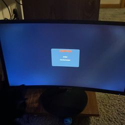 24 inch PC gaming monitor curved screen