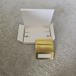 Gold Macaroon Gift Boxes