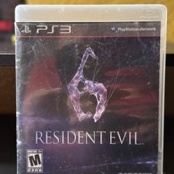 Ps3 Resident Evil 6