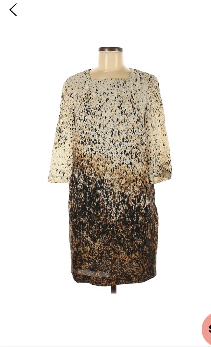 Zara Black Gold Paint Splatter Pocket Mini Dress 