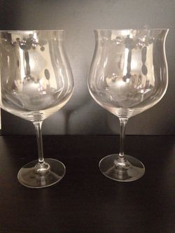 Tall wine goblets scandal style 10"