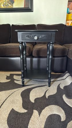 Black Colonial  Side Table
