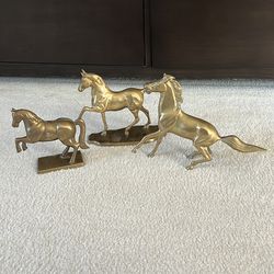 Vintage Brass Horse