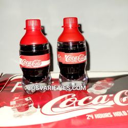 Two Piece Coca Cola Bottle Shaped Matte Lip Gloss Cherry Bright Red