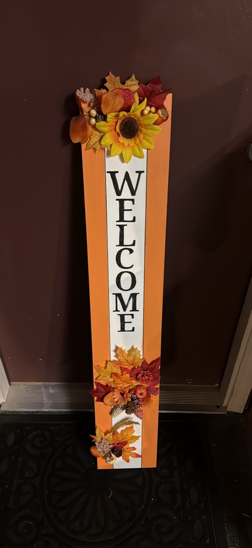 Fall Theme Welcome Sign