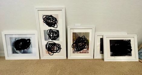 White Wood Picture Frames
