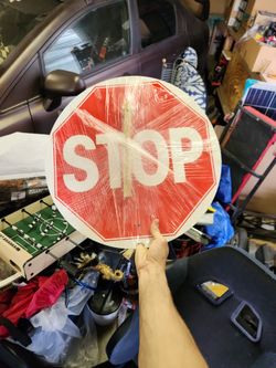 Stop/slow Sign