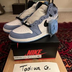 Nike Jordan 1 High “University Blue” Size 6.5Y